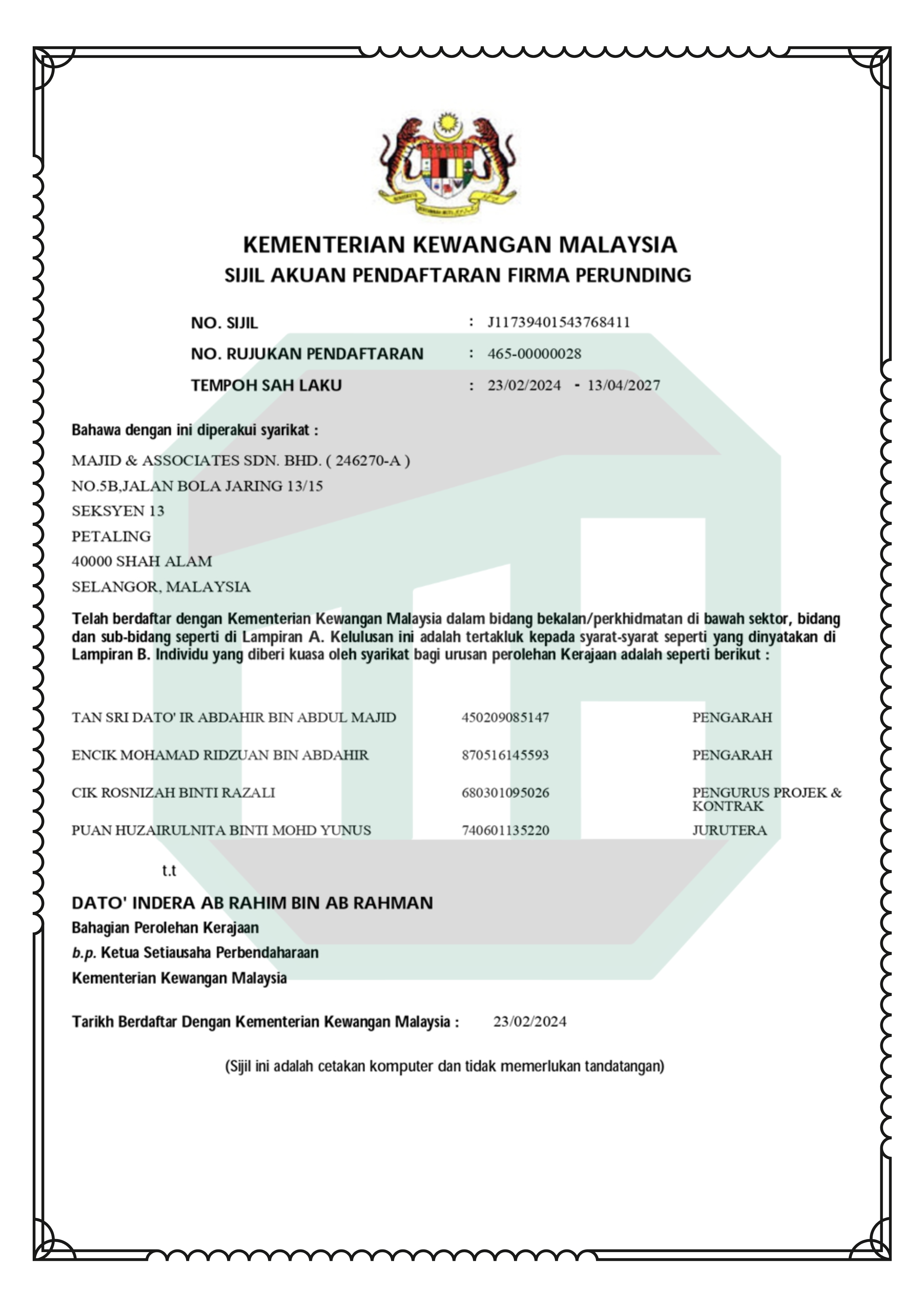 Safety Certification